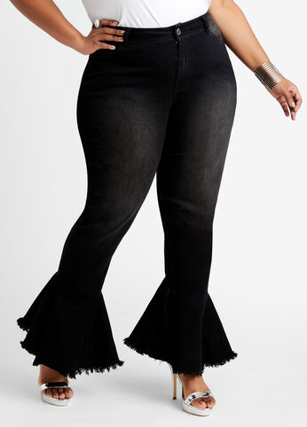 Ashley Stewart Flared Jeans