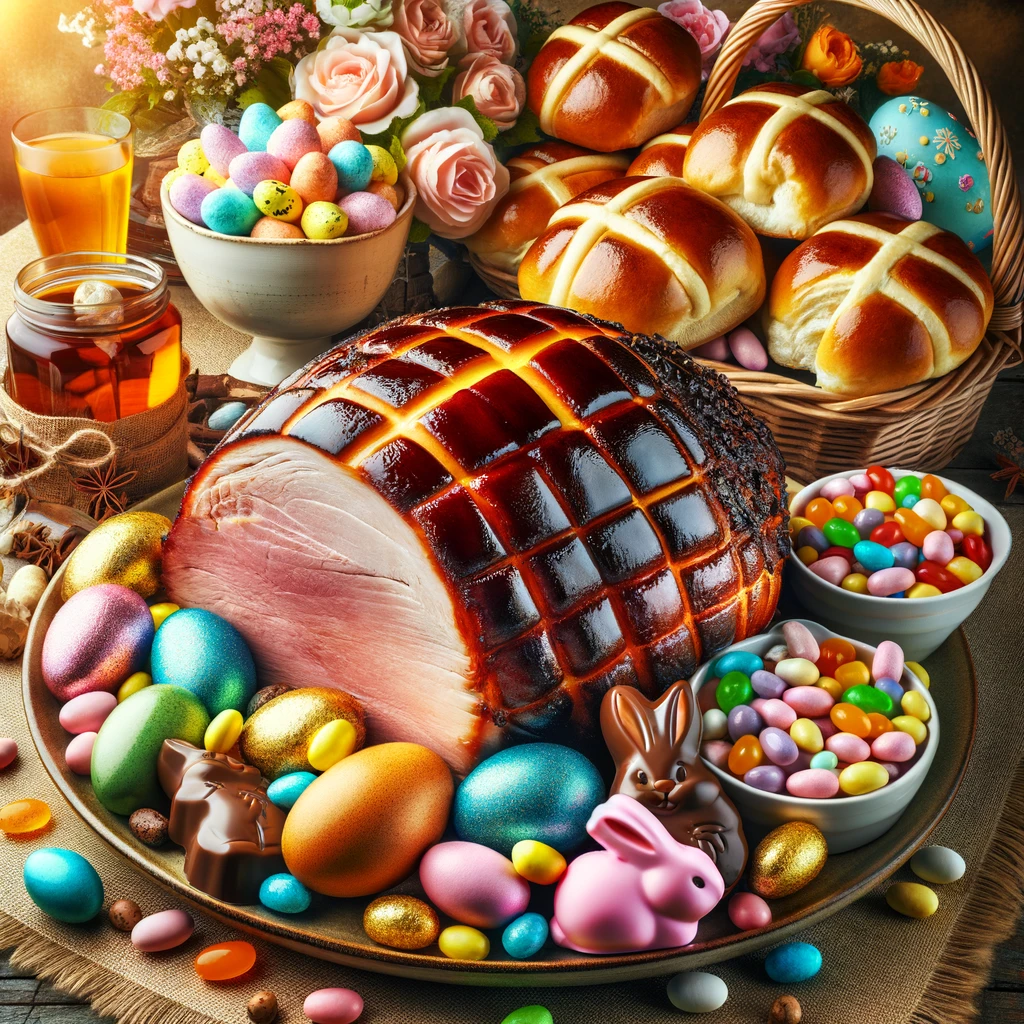 Easter essentials food and candy