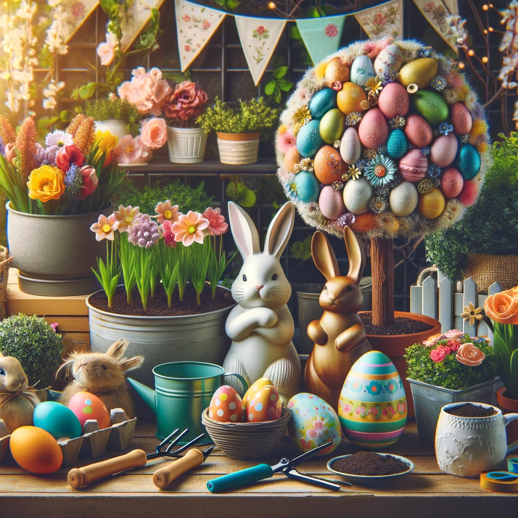 Easter essentials garden deco