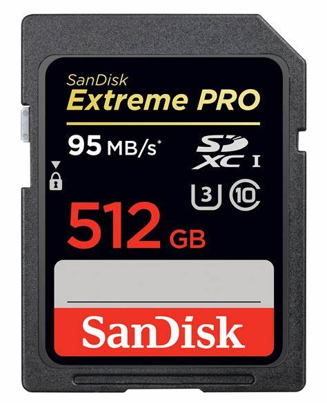SanDisk Extreme PRO SDXC cards