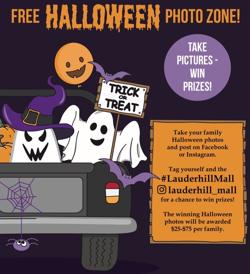 Lauderhill Mall Halloween Photozone