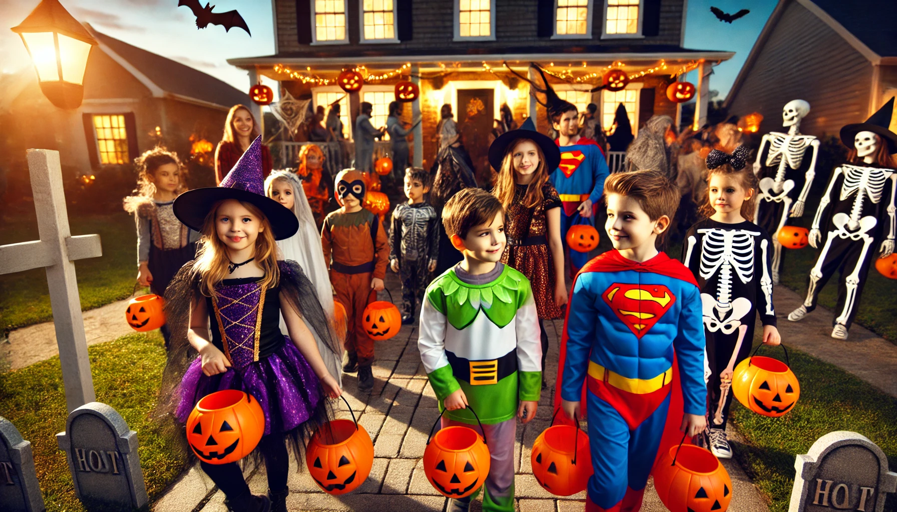 history of halloween kids and trick or treat