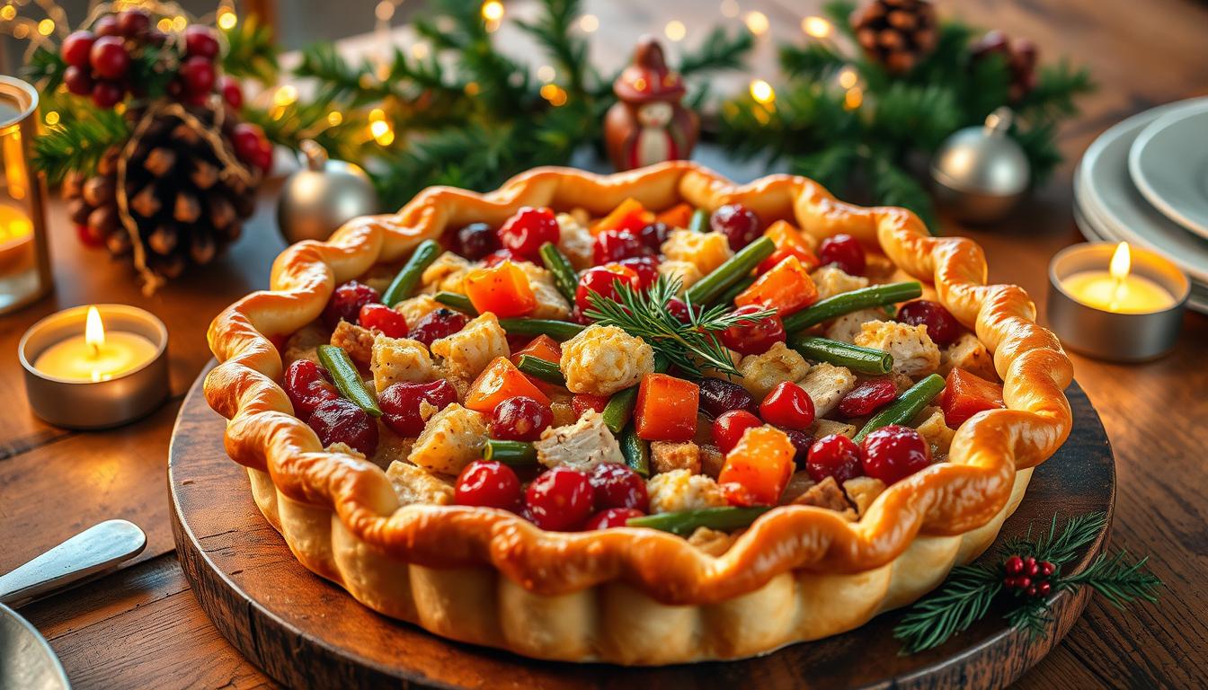 recipers with christmas leftovers pies
