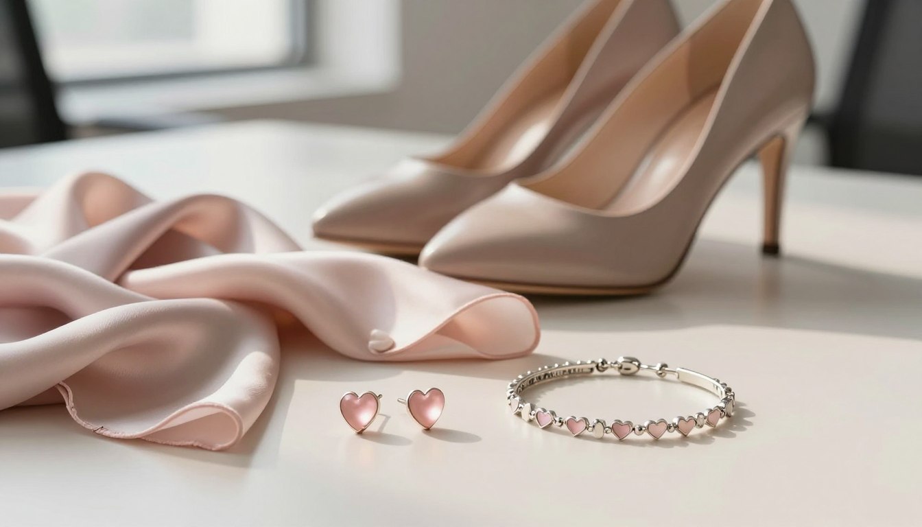 Accessories and shoes to add a touch of romance without overdoing it