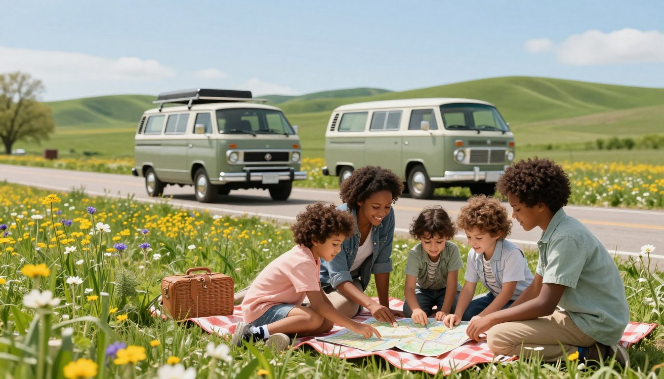 Road trips and Midwest friendly destinations - family car trip