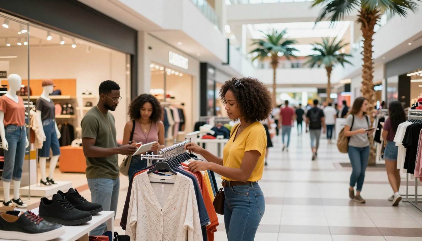 Shopping at Lauderhill Mall