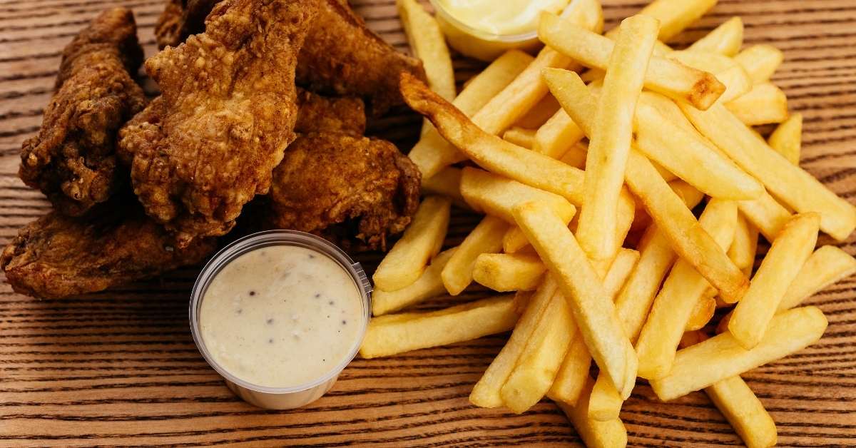 JZ Seafood Chicken fries and chicken