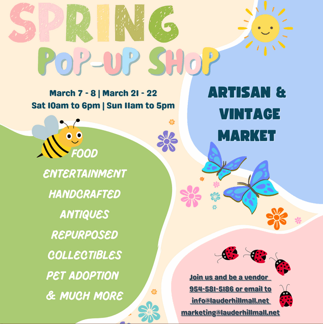 Popup - Spring POP-UP SHOP - March 2026